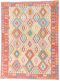 Kilim Afghan Old Style Rug 180X242 Wool, Afghanistan Carpetvista
