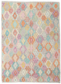  219X300 Kilim Afghan Old Style Rug Wool, Carpetvista
