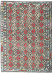  Kelim Afghan Old Stil 215X297 Wollteppich Carpetvista