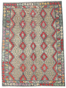  Kilim Afghan Old Style Tappeto 179X248 Di Lana Grigio/Arancione Carpetvista