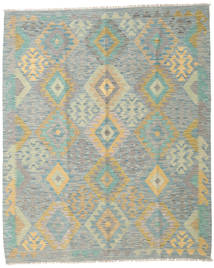  Orientalischer Kelim Afghan Old Stil Teppich 161X192 Wolle, Afghanistan Carpetvista