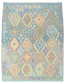  149X189 Small Kilim Afghan Old Style Rug Wool, Carpetvista