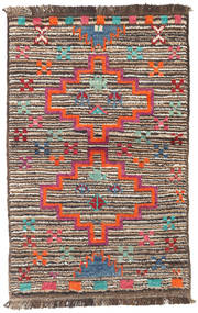  Barchi/Moroccan Berber - Afganistan 85X133 Tappeto Di Lana Marrone/Rosso Piccolo Carpetvista