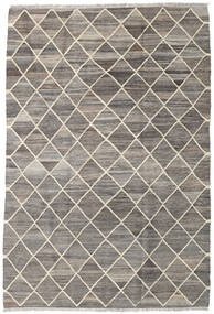 128X189 Kilim Ariana Rug Modern Grey/Beige (Wool, Afghanistan) Carpetvista
