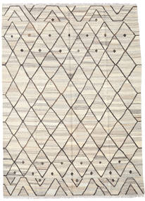 185X255 Kilim Ariana Rug Modern Beige/White (Wool, Afghanistan) Carpetvista