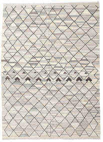 249X348 Kilim Ariana Rug Modern Beige/Grey (Wool, Afghanistan) Carpetvista