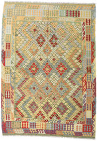  Kilim Afghan Old Style Tapis 183X259 De Laine Carpetvista