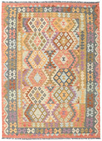 144X198 Lite Kelim Afghan Old Style Teppe Ull, Carpetvista