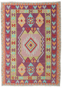  130X183 Small Kilim Afghan Old Style Rug Wool, Carpetvista