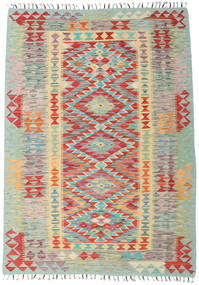  125X177 Small Kilim Afghan Old Style Rug Wool, Carpetvista