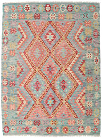 132X176 Alfombra Oriental Kilim Afghan Old Style (Lana, Afganistán) Carpetvista