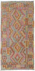  97X207 小 キリム アフガン オールド スタイル 絨毯 ウール, Carpetvista