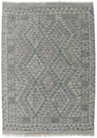  Orientalischer Kelim Afghan Old Stil Teppich 130X183 Wolle, Afghanistan Carpetvista