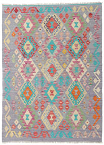 Kilim Afghan Old Style Rug 123X169 Wool, Afghanistan Carpetvista
