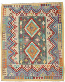  Orientalischer Kelim Afghan Old Stil Teppich 201X246 Wolle, Afghanistan Carpetvista