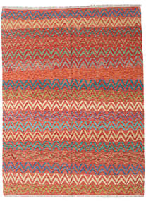  176X232 Kelim Afghan Old Stil Teppich Rot/Beige Afghanistan Carpetvista