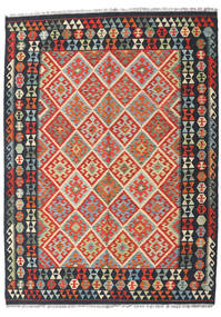  Kilim Afghan Old Style Tapis 181X245 De Laine Carpetvista