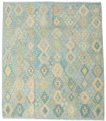  Kilim Afghan Old Style Rug 256X296 Wool Large Carpetvista