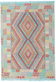 203X288 絨毯 キリム アフガン オールド スタイル オリエンタル (ウール, アフガニスタン) Carpetvista