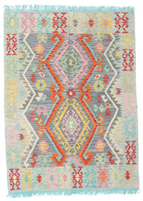  Orientalischer Kelim Afghan Old Stil Teppich 130X175 Wolle, Afghanistan Carpetvista