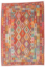  207X300 Kelim Afghan Old Stil Teppich Afghanistan Carpetvista