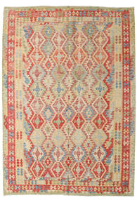 206X291 Tappeto Orientale Kilim Afghan Old Style (Lana, Afghanistan) Carpetvista