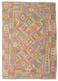 209X300 Kelim Afghan Old Stil Teppich Orientalischer (Wolle, Afghanistan) Carpetvista