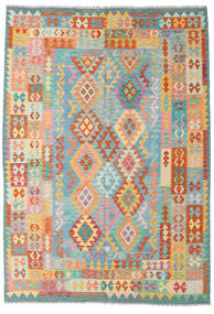  205X289 Kelim Afghan Old Stil Teppich Afghanistan Carpetvista