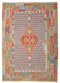 214X300 Alfombra Oriental Kilim Afghan Old Style (Lana, Afganistán) Carpetvista