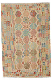  Orientalischer Kelim Afghan Old Stil Teppich 193X298 Wolle, Afghanistan Carpetvista