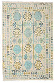 191X296 絨毯 キリム アフガン オールド スタイル オリエンタル (ウール, アフガニスタン) Carpetvista