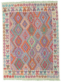  Kelim Afghan Old Stil 180X239 Wollteppich Carpetvista
