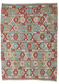 Kilim Afghan Old Style Rug 185X248 Wool, Afghanistan Carpetvista