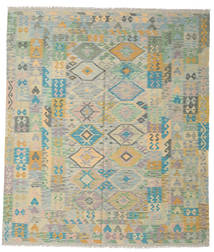 253X296 Kelim Afghan Old Stil Teppich Orientalischer Großer (Wolle, Afghanistan) Carpetvista