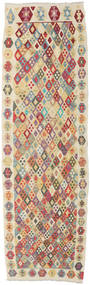  Orientalischer Kelim Afghan Old Stil Teppich 90X297 Läufer Wolle, Afghanistan Carpetvista