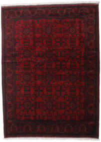 Dywan Orientalny Afgan Khal Mohammadi 176X238 Ciemnoczerwony (Wełna, Afganistan)