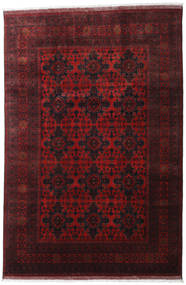 Tapis D'orient Afghan Khal Mohammadi 199X296 Rouge Foncé/Rouge (Laine, Afghanistan)