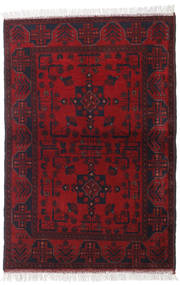 Alfombra Afghan Khal Mohammadi 102X150 Rojo Oscuro (Lana, Afganistán)