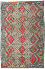  Kilim Afghan Old Style Rug 202X301 Wool Carpetvista