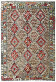  171X248 Kelim Afghan Old Style Vloerkleed Grijs/Bruin Afghanistan Carpetvista