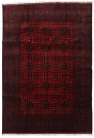  Afegão Khal Mohammadi Tapete 200X292 Lã Vermelho Escuro Carpetvista