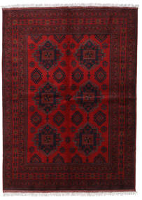Tappeto Orientale Afghan Khal Mohammadi 173X236 Rosso Scuro (Lana, Afghanistan)
