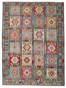  Kilim Afegão Old Style Tapete 260X345 Lã Grande Carpetvista