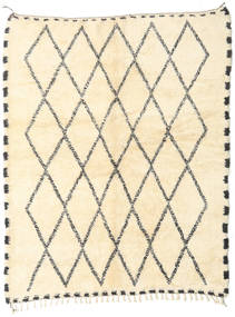 207X255 Berber Moroccan - Beni Ourain Rug Modern Beige/Dark Grey (Wool, Morocco) Carpetvista