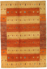  Gabbeh Indo Rug 140X207 Wool Orange/Brown Small Carpetvista
