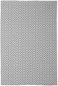  250X350 チェック 大 Torun 絨毯 - ブラック/ホワイト 綿