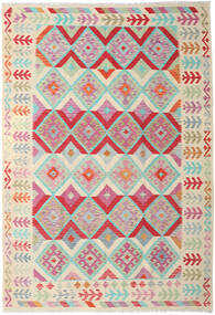 204X296 絨毯 キリム アフガン オールド スタイル オリエンタル (ウール, アフガニスタン) Carpetvista