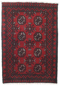  Afghan Fine Rug 76X107 Wool Dark Red/Red Small Carpetvista