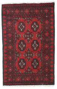 76X118 Afghan Fine Rug Oriental Dark Red/Red (Wool, Afghanistan) Carpetvista