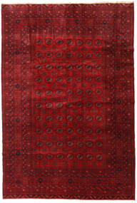  195X290 Belutsch Teppich Dunkelrot/Rot Afghanistan Carpetvista